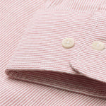 carpasus sustainable organic cotton shirt bernina stripes rust. Nachhaltiges Carpasus Hemd Bernina Streifen Rust aus Bio Baumwolle 