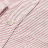 carpasus sustainable organic cotton shirt bernina stripes rust. Nachhaltiges Carpasus Hemd Bernina Streifen Rust aus Bio Baumwolle 