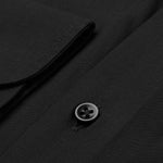 carpasus sustainable organic cotton dress shirt black. Nachhaltiges Carpasus Businesshemd aus Bio Baumwolle in Schwarz