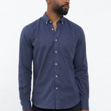 carpasus sustainable organic cotton flanell shirt populus navy. Nachhaltiges Carpasus Flanell Hemd Populus Navy aus Bio Baumwolle 