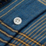 carpasus sustainable organic cotton flanell shirt ursido blue. Nachhaltiges Carpasus Flanell Hemd Ursido aus Bio Baumwolle in Blau 