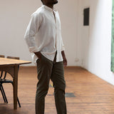 carpasus sustainable organic linen shirt lisbon nature. Nachhaltiges Carpasus Hemd Lisbon Natur aus Bio Leinen 