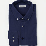 carpasus sustainable organic cotton oxford shirt darkblue. Nachhaltiges Carpasus Oxford Hemd aus Bio Baumwolle in Dunkelblau