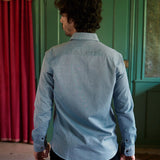 Hemd Rivero Blau