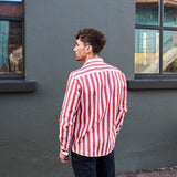 Linen Shirt Maggia Red
