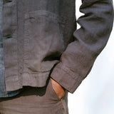 Leinenovershirt Ilha Taupe