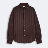 Linen Shirt Lugano Burgundy