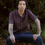 Linen Shirt Milano Burgundy