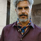 Linen Shirt Verzasca Burgundy
