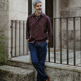 Linen Shirt Verzasca Burgundy