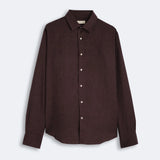 Linen Shirt Verzasca Burgundy