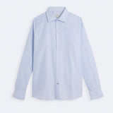 Business Hemd Streifen Blau