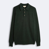 Polo Merino Musgo Long Moss