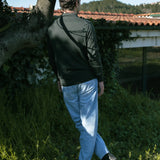 Polo Merino Musgo Long Moss