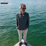 Linen Shirt Verzasca Moss