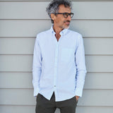 Oxford Hemd Weiss/Blau