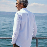 Oxford Hemd Weiss/Blau