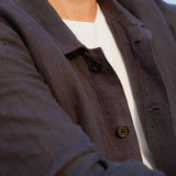 Overshirt Linen Ilha Navy