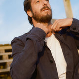 Overshirt Linen Ilha Navy