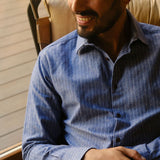 Flannel Shirt Lupo Blue