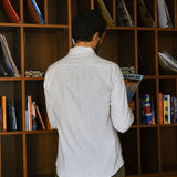 Flannel Shirt Lupo White/Brown