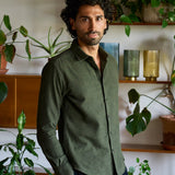 Flannel Shirt Floco Moss