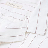 Linen Shirt Short Verita Rust