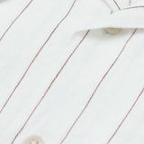 Linen Shirt Short Verita Rust