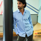 Dress Shirt Porto Blue