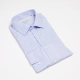 carpasus sustainable organic cotton dress shirt blue sky. Nachhaltiges Carpasus Businesshemd aus Bio Baumwolle in Blau Sky