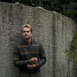 carpasus sustainable organic cotton flanell shirt ursido moss. Nachhaltiges Carpasus Flanell Hemd Ursido aus Bio Baumwolle in Moosgrün 