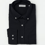carpasus sustainable organic cotton oxford shirt black. Nachhaltiges Carpasus Oxford Hemd aus Bio Baumwolle in Schwarz