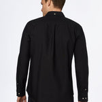 carpasus sustainable organic cotton oxford shirt black. Nachhaltiges Carpasus Oxford Hemd aus Bio Baumwolle in Schwarz