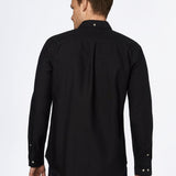 carpasus sustainable organic cotton oxford shirt black. Nachhaltiges Carpasus Oxford Hemd aus Bio Baumwolle in Schwarz