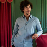 Hemd Rivero Blau